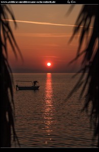 Sonnenuntergang in Podgora