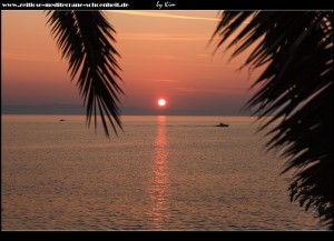 Sonnenuntergang in Podgora