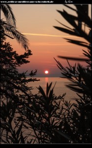 Sonnenuntergang in Podgora