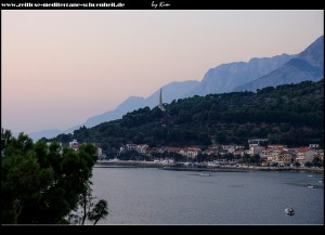 Sonnenuntergang in Podgora