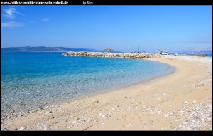 Entlang der Promenade Richtung Baška Voda im März 2015