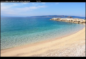 Entlang der Promenade Richtung Baška Voda im März 2015