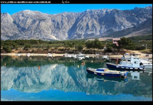 Entlang der Promenade Richtung Baška Voda im März 2015