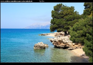 Entlang der Promenade Richtung Baška Voda im März 2015