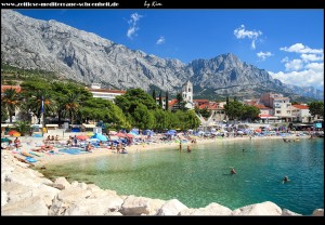 Strand am Hafen