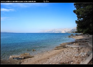 Spaziergang entlang der Promenade von Baška Voda bis Promajna