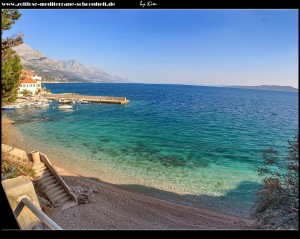 Strand unterhalb des alten Ortskern