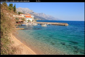 Strand unterhalb des alten Ortskern